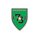 SGM Academy Class 73 Shield Sticker - Green - No Discount