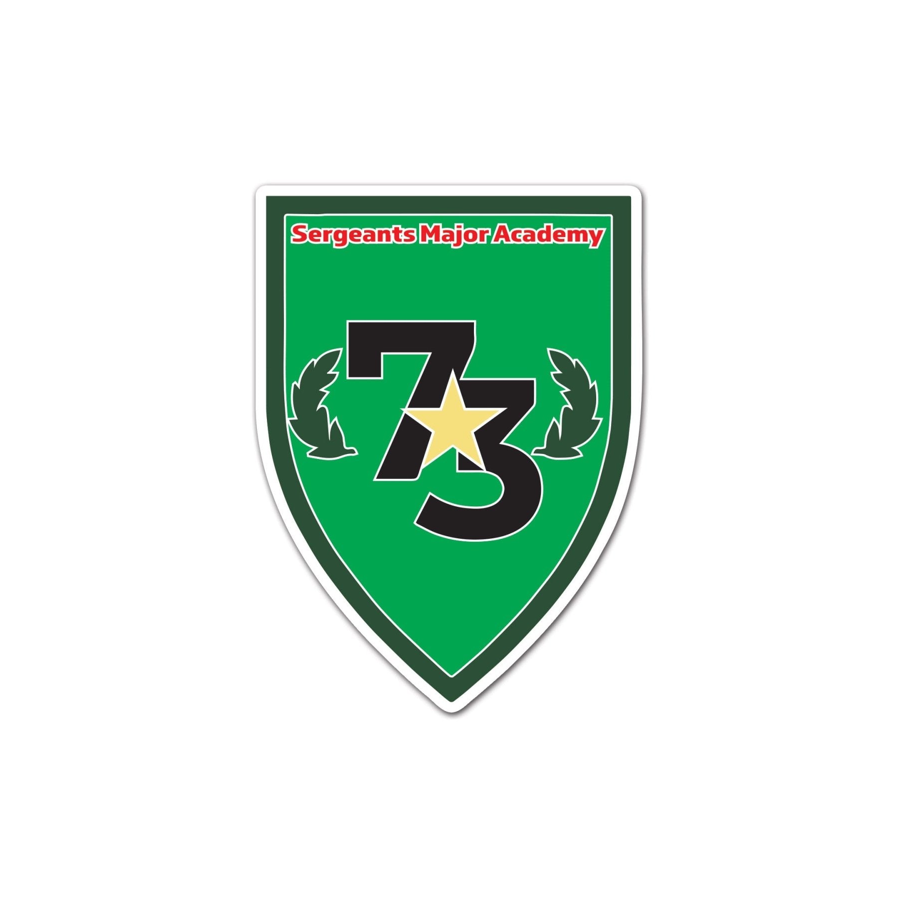 SGM Academy Class 73 Shield Sticker - Green - No Discount