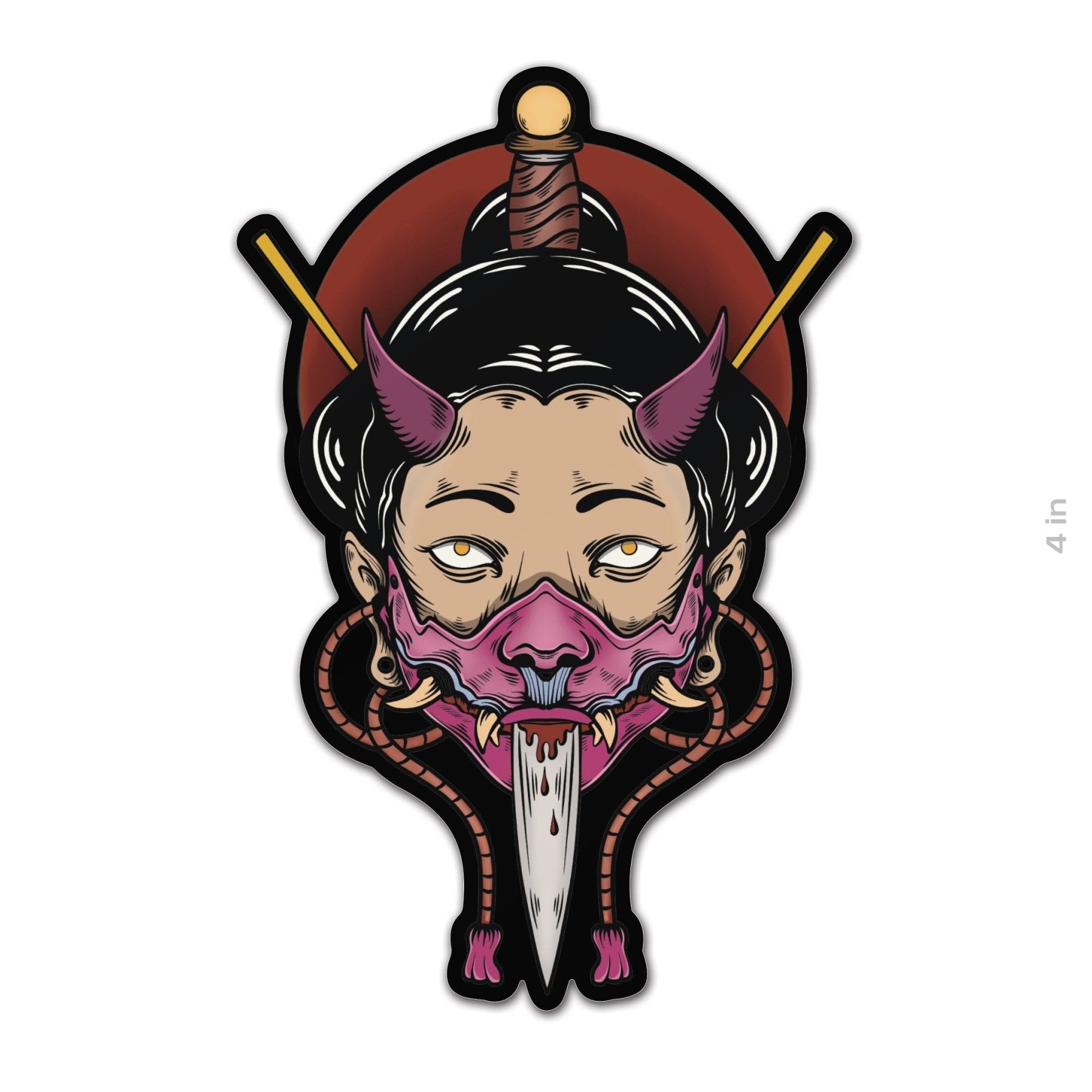 Shikibana Sticker - 4" - Sticker