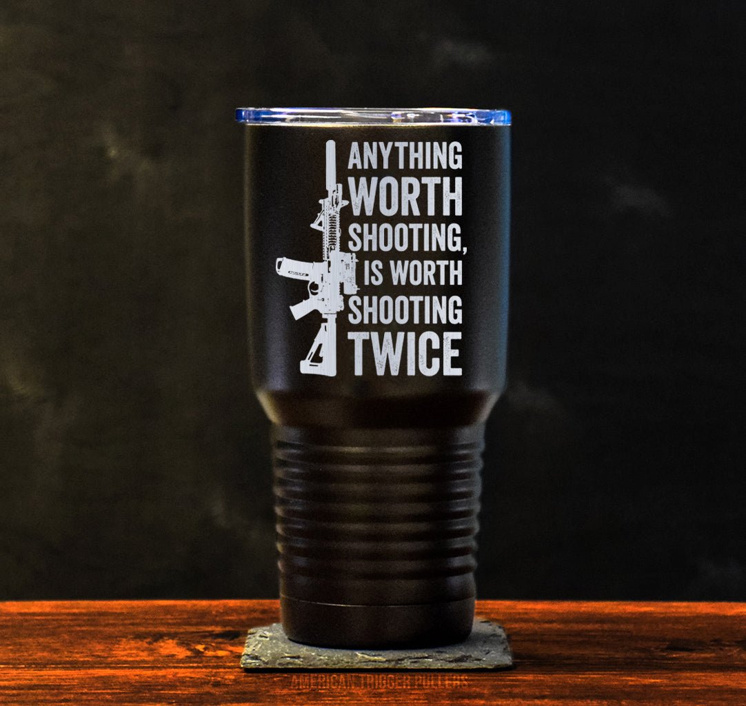 Shoot Twice Tumbler - 30oz - Tumbler