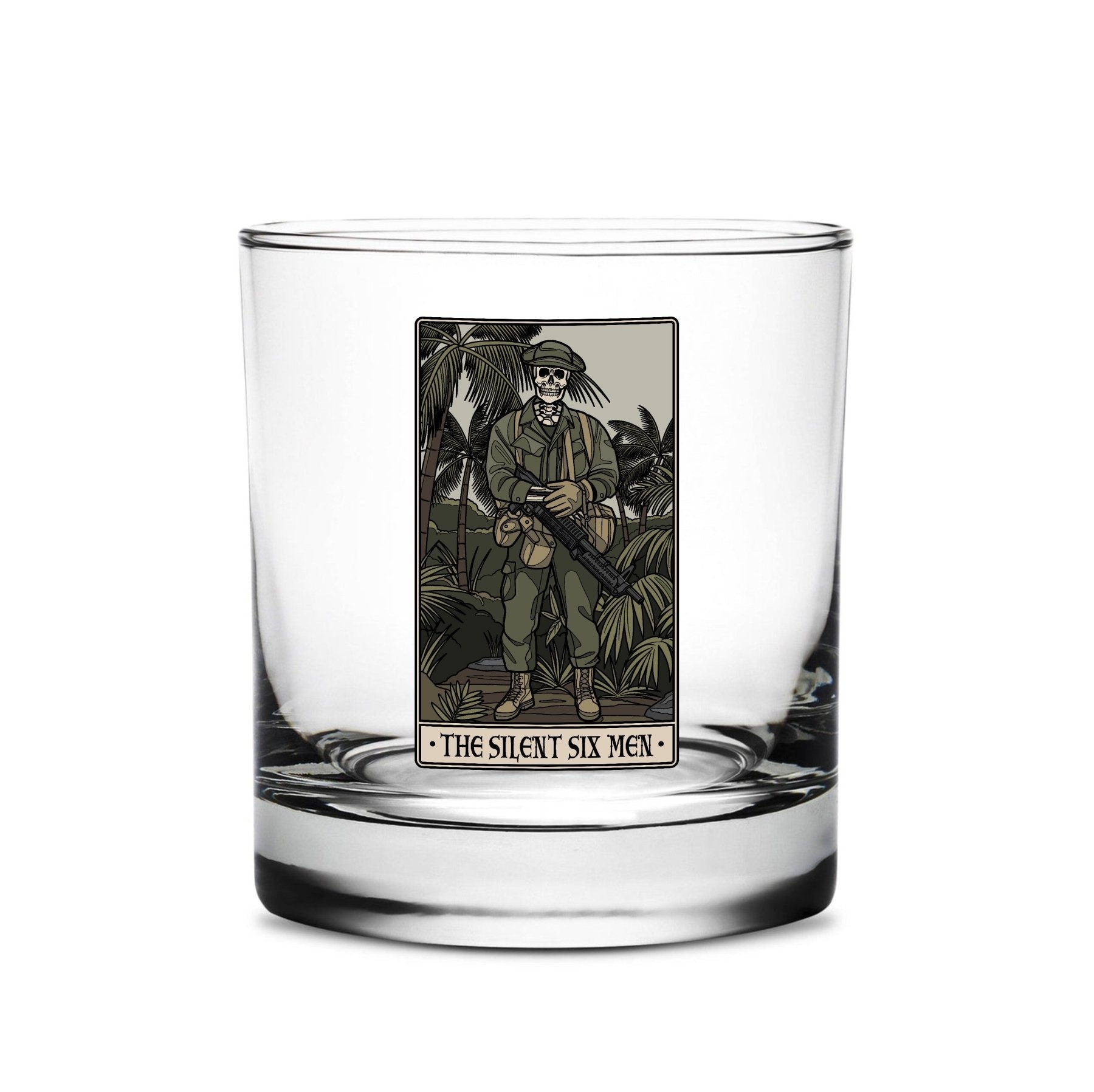 Silent Six Men Whiskey Glass Set - 16oz - Glassware