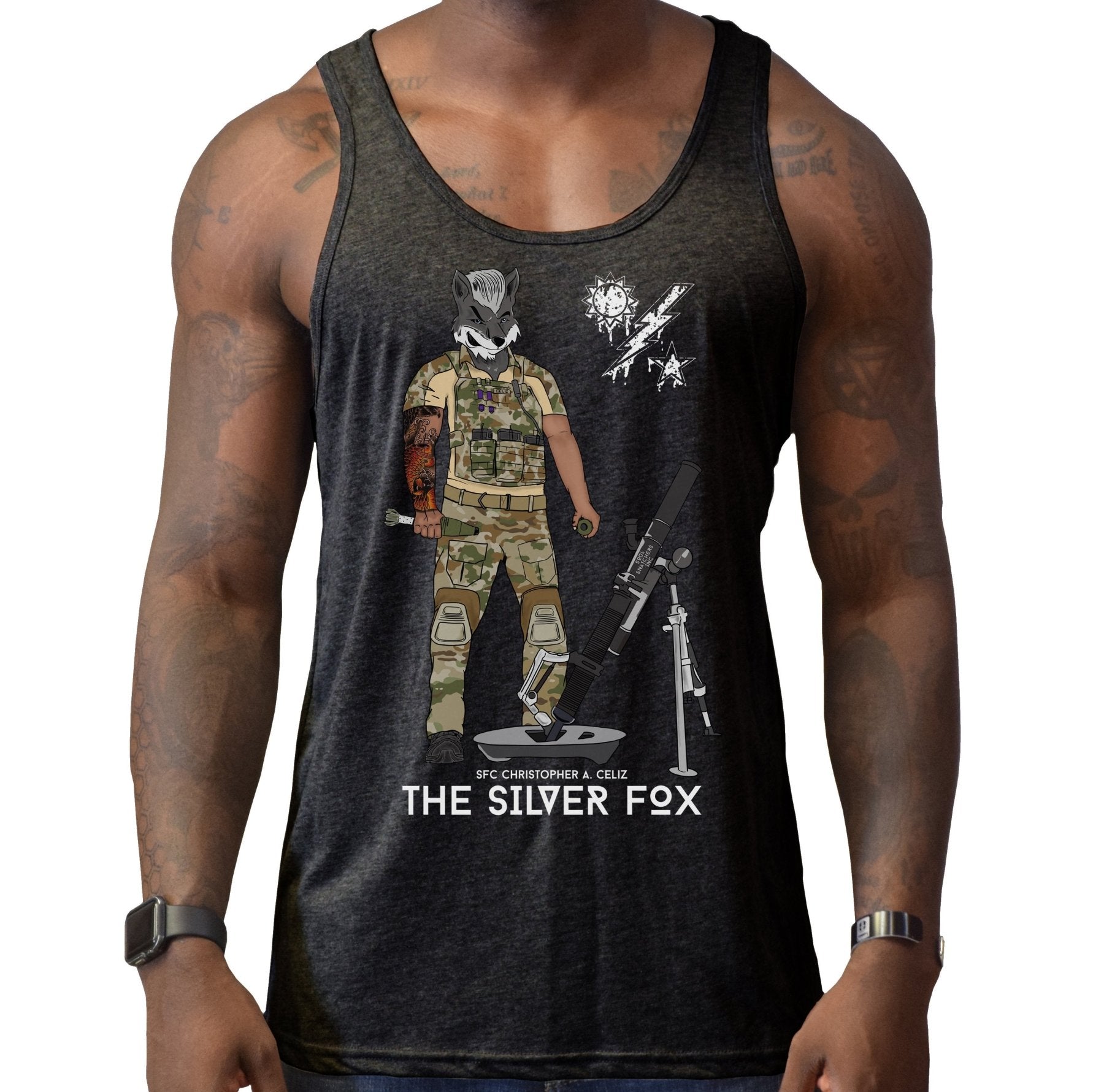 Silver Fox Celiz Men's Tank - Small - Tank