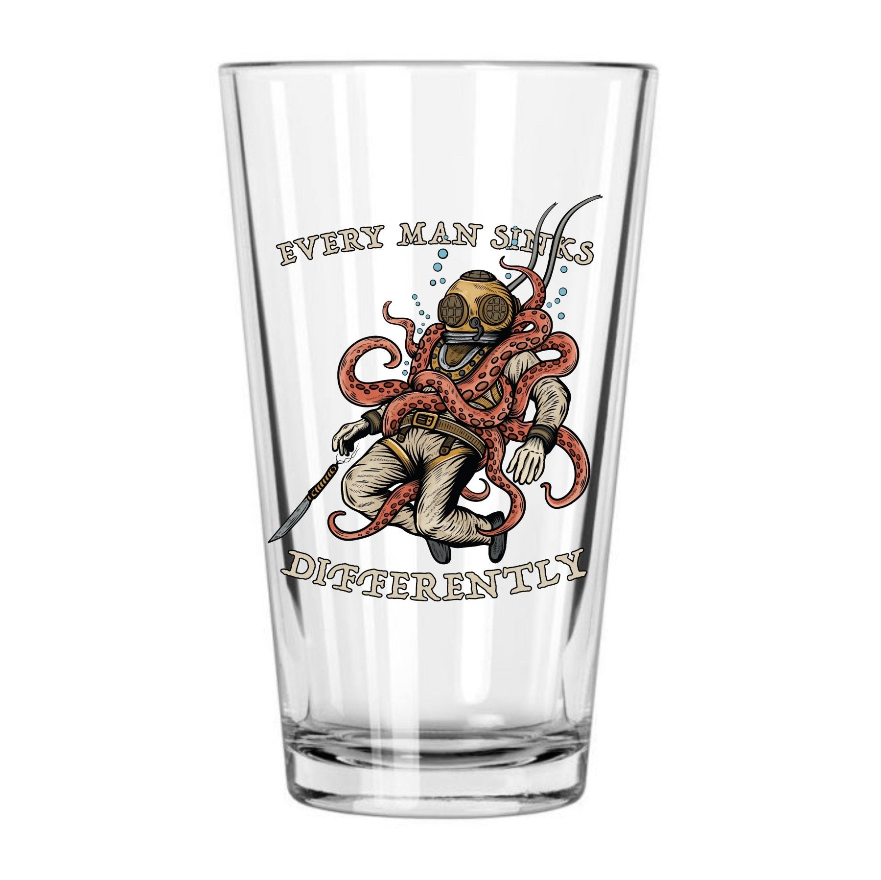 Sink Differently Pint Glass Set - 16oz - Glassware