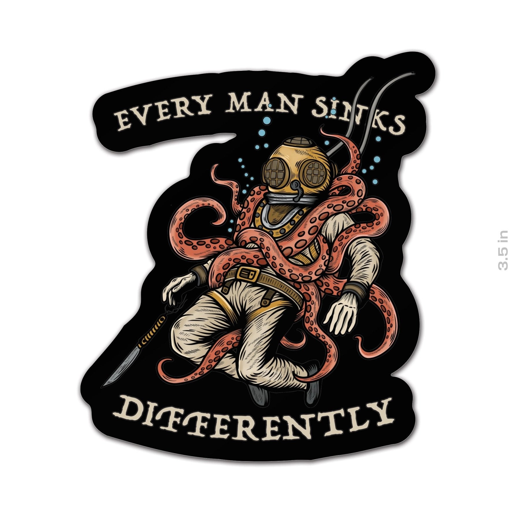 Sink Differently Sticker - 3.5" - Sticker