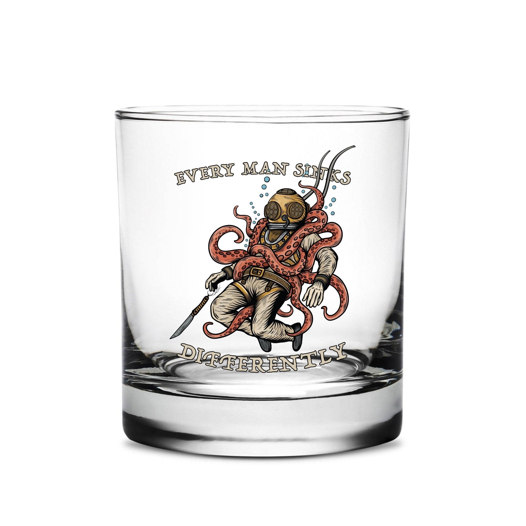 Sink Differently Whiskey Glass Set - 16oz - Glassware