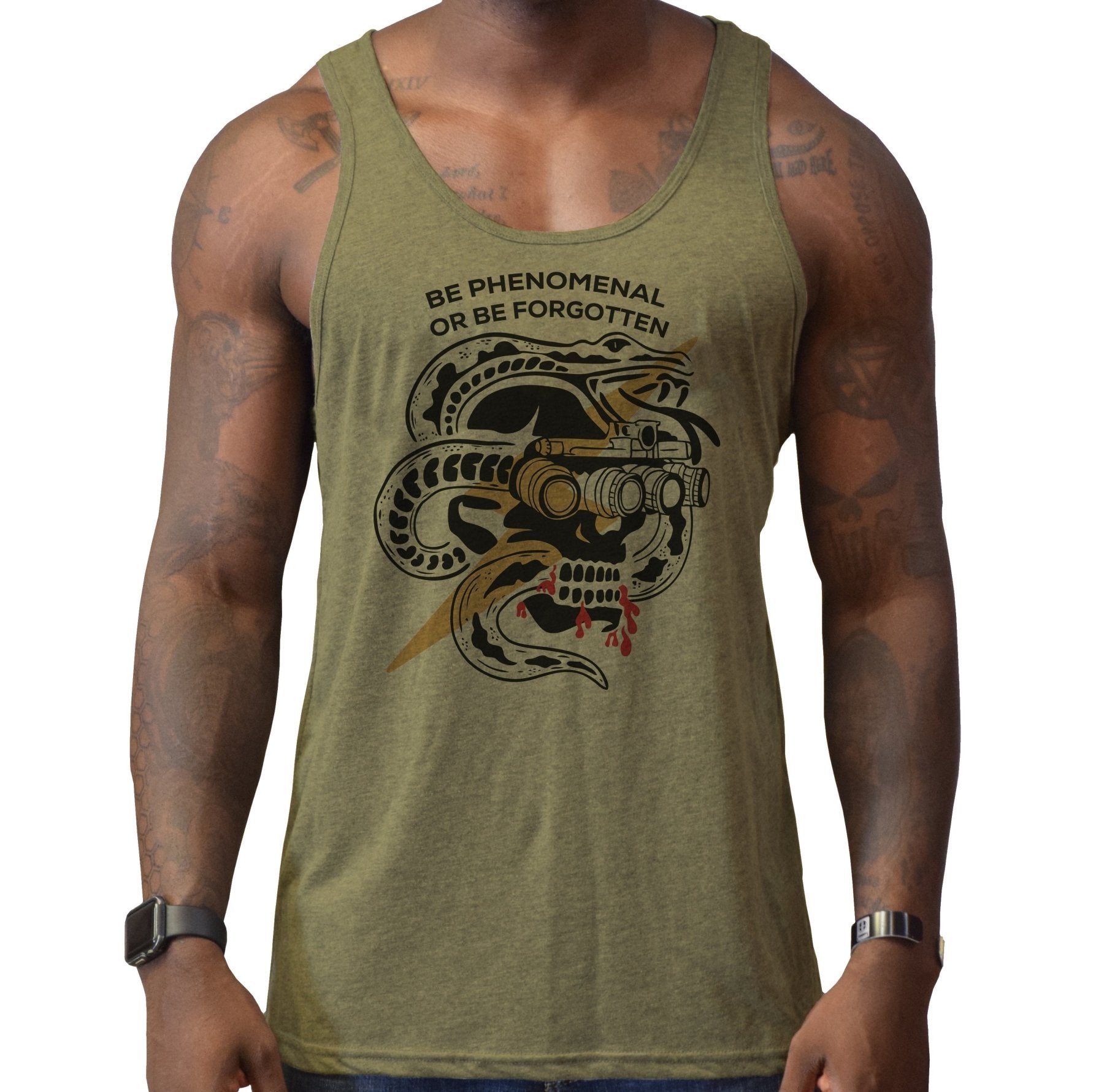 Skull Snake Men's Tank - Small - Tank