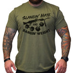 Slangin' Hate and Bangin' Weight - Small - Shirt