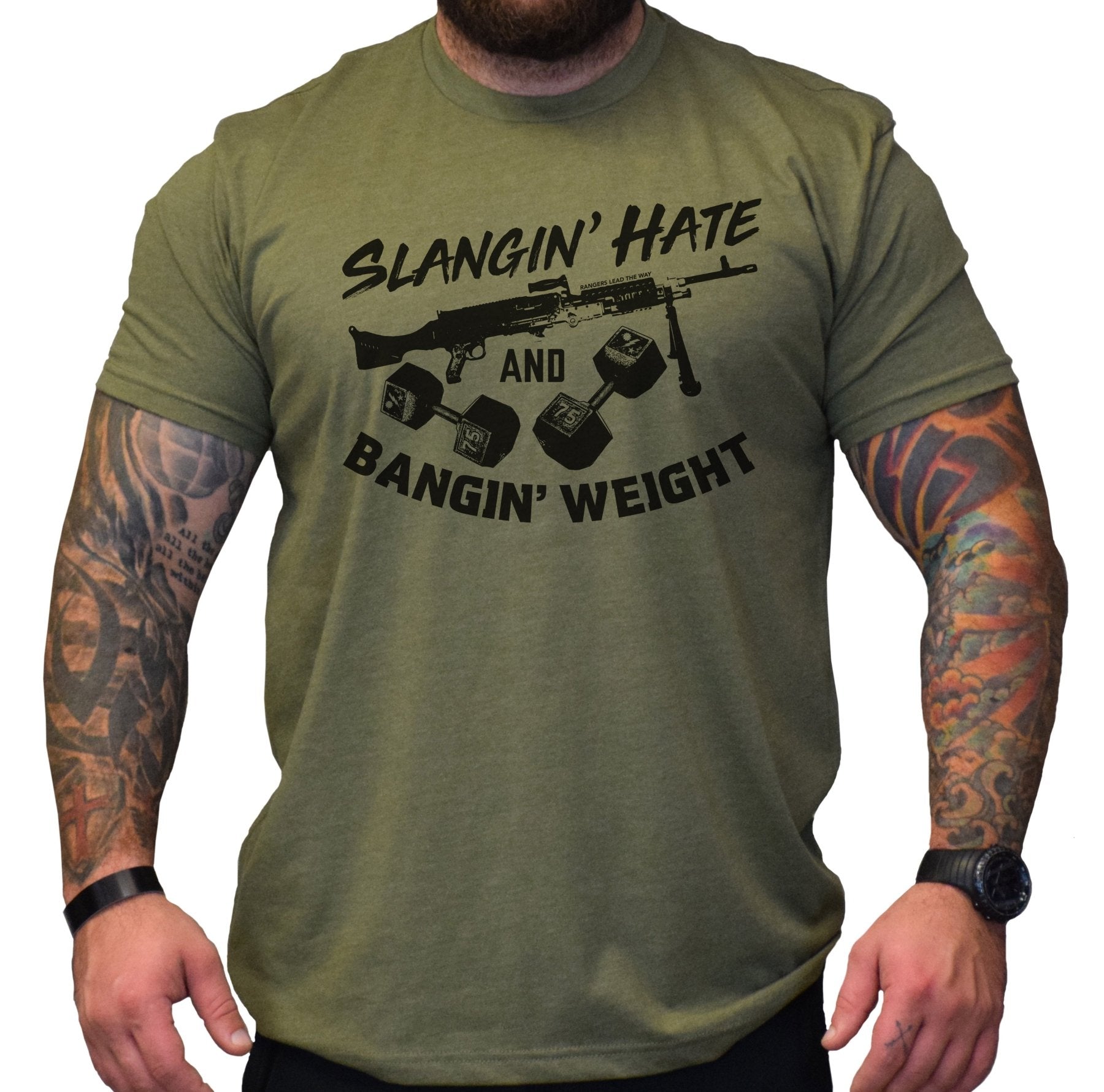 Slangin' Hate and Bangin' Weight - Small - Shirt