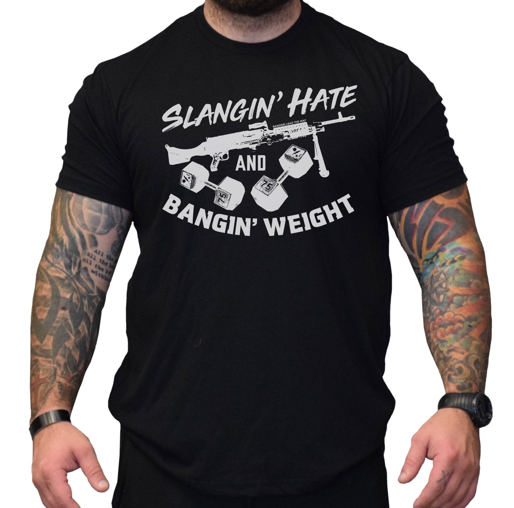 Slangin' Hate and Bangin' Weight - Small - Shirt