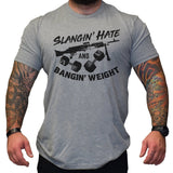 Slangin' Hate and Bangin' Weight - Small - Shirt