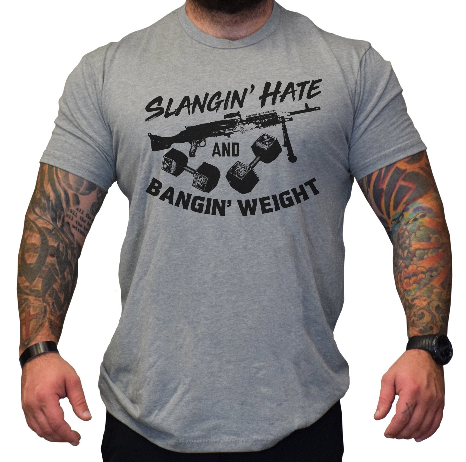 Slangin' Hate and Bangin' Weight - Small - Shirt