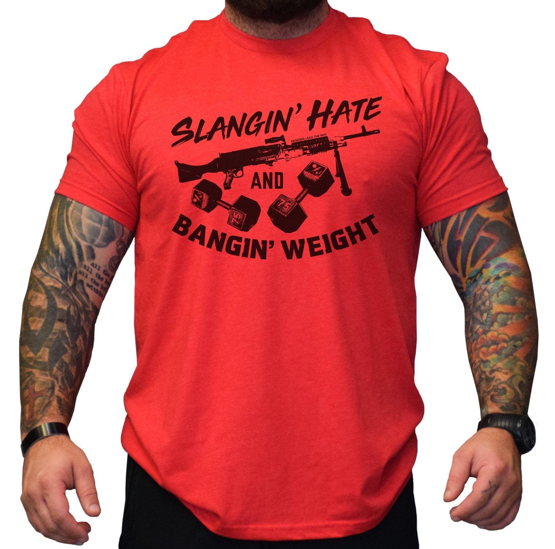 Slangin' Hate and Bangin' Weight - Small - Shirt