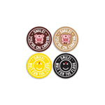 Smile Piggy! Scope Stickers - 1.8" Diameter - Sticker