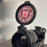 Smile Piggy! Scope Stickers - 1.8" Diameter - Sticker