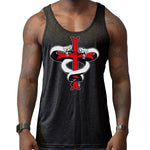 Snake Crusader Cross Men's Tank - Small - Tank