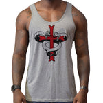 Snake Crusader Cross Men's Tank - Small - Tank