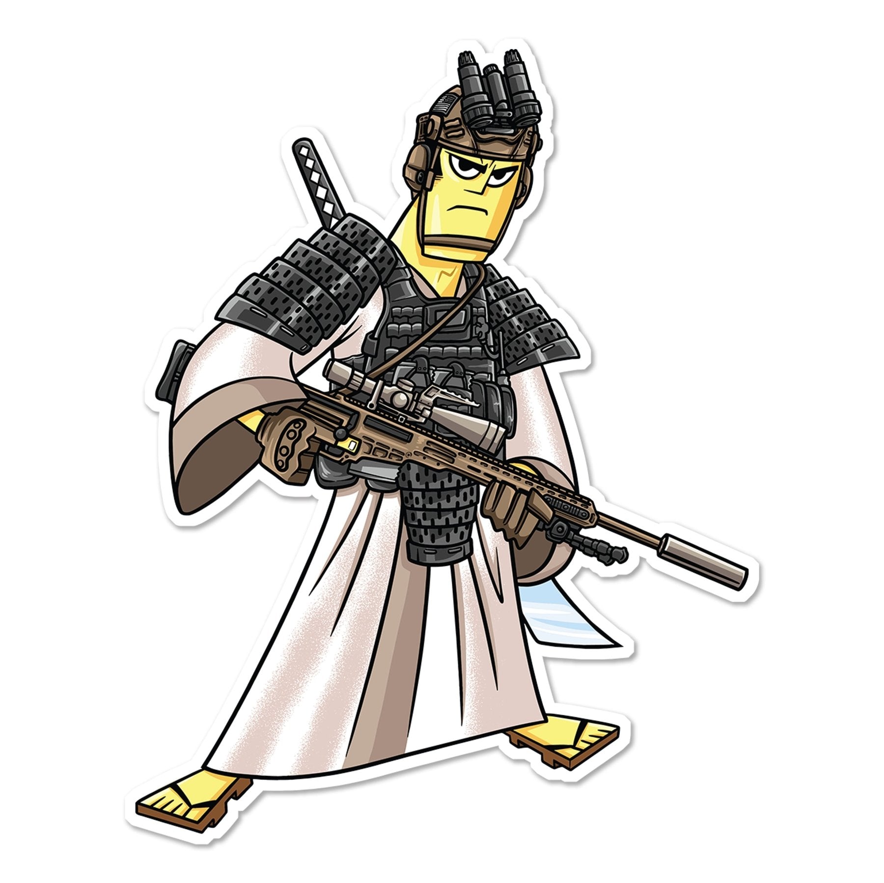 Sniper Jack Sticker - 4" - Sticker
