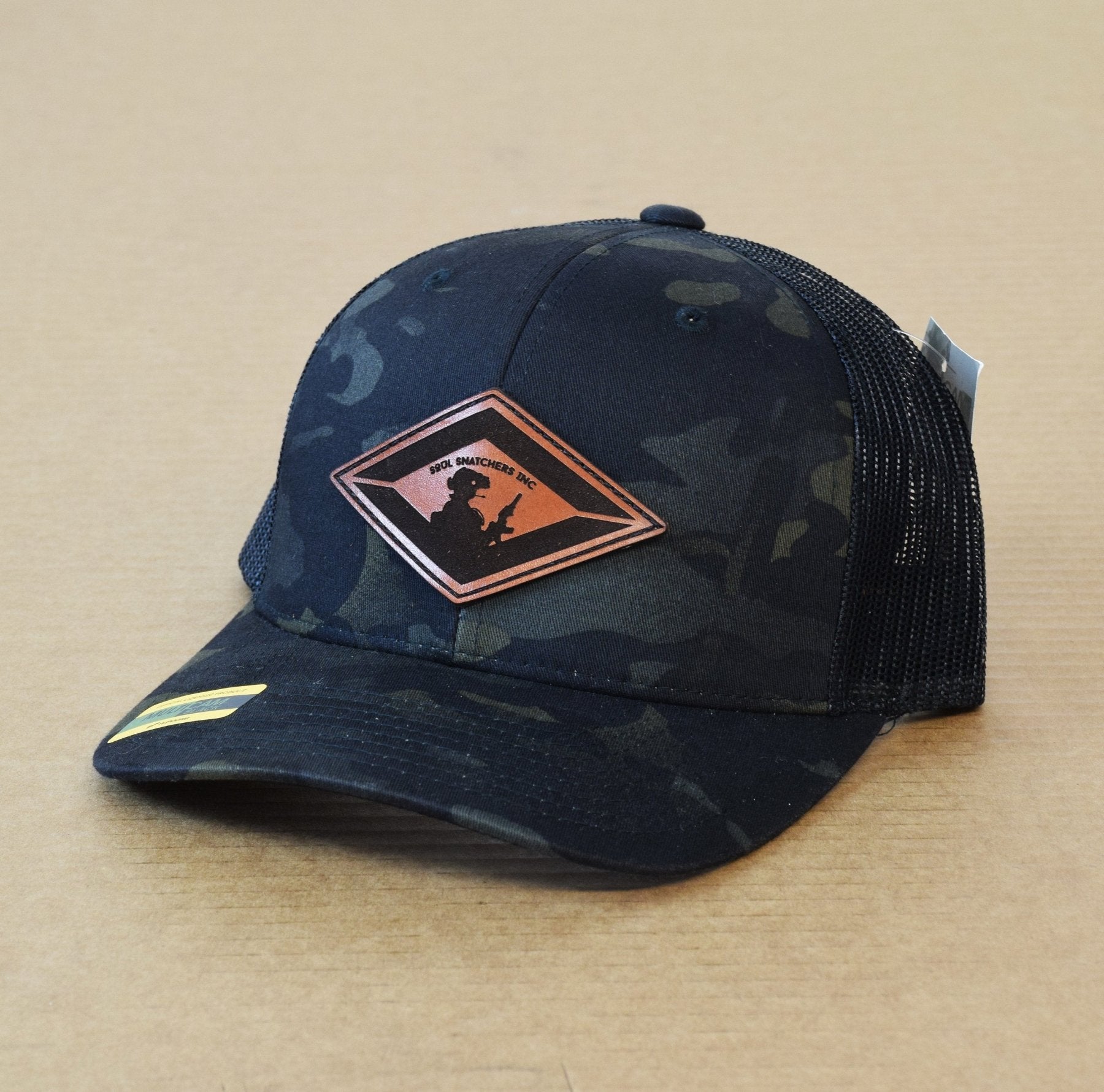 SOF Diamond Leather Snap - Back - OSFA - Headwear