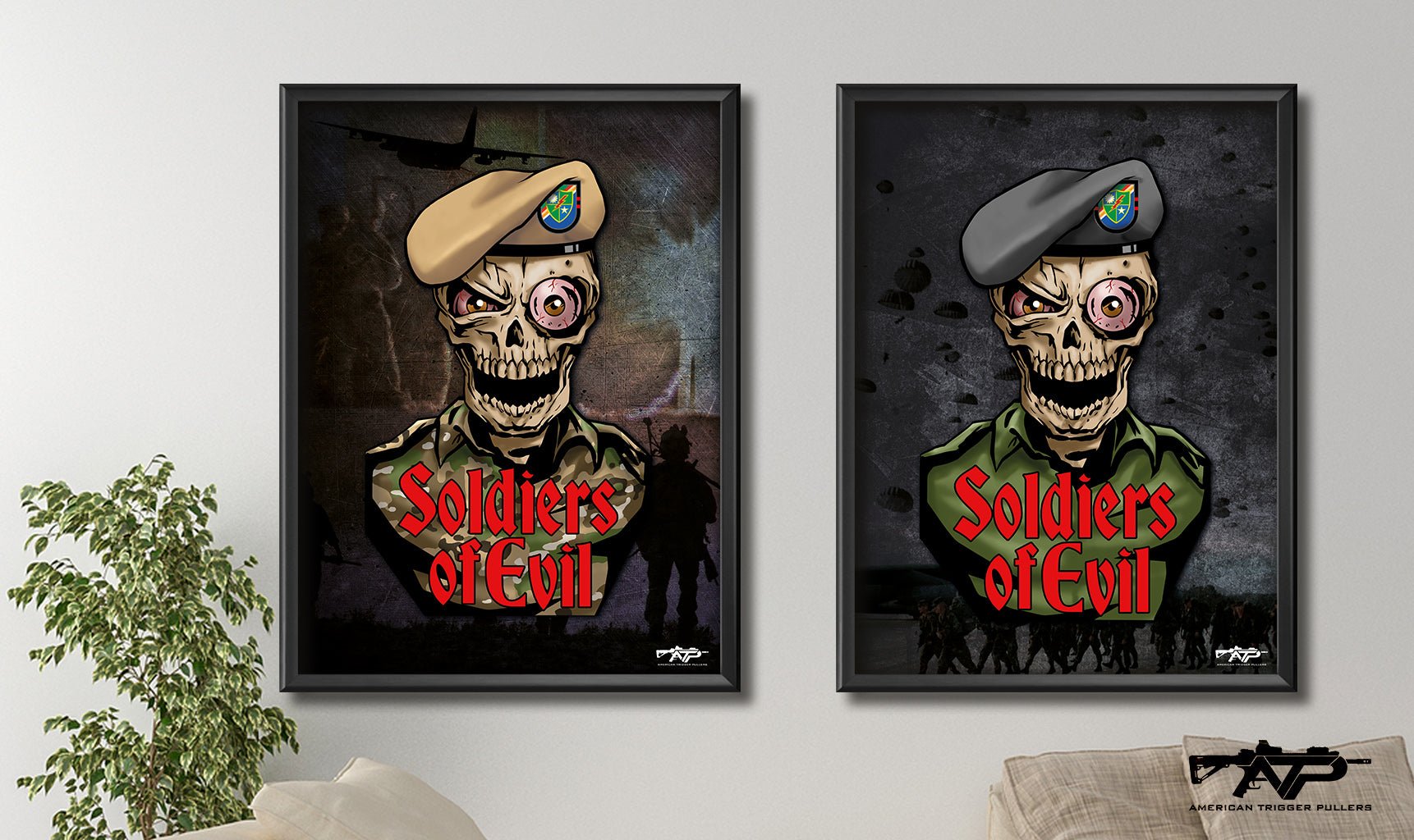 Soldiers of Evil Canvas - 20" x 28" Canvas - Canvas