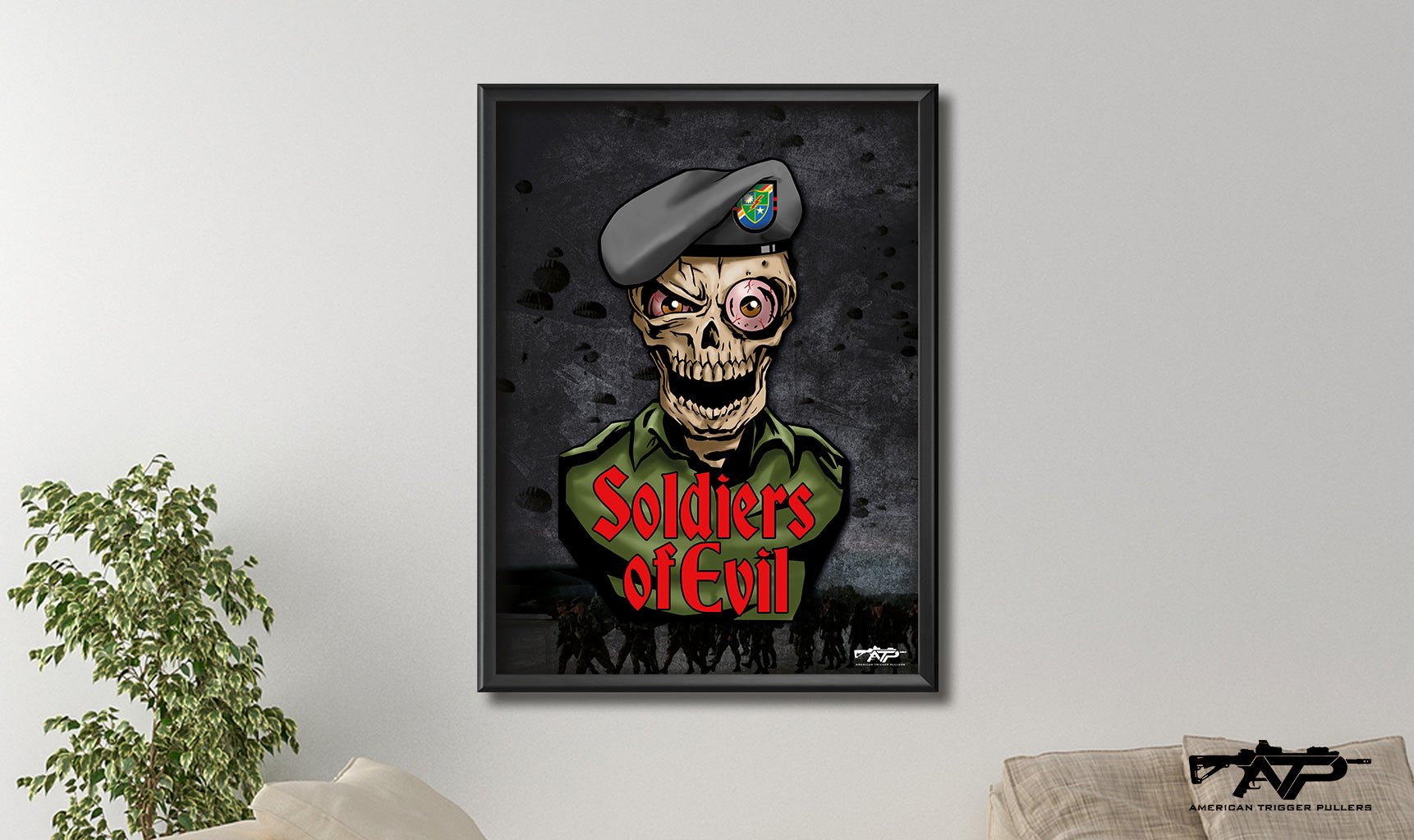 Soldiers of Evil Canvas - 20" x 28" Canvas - Canvas