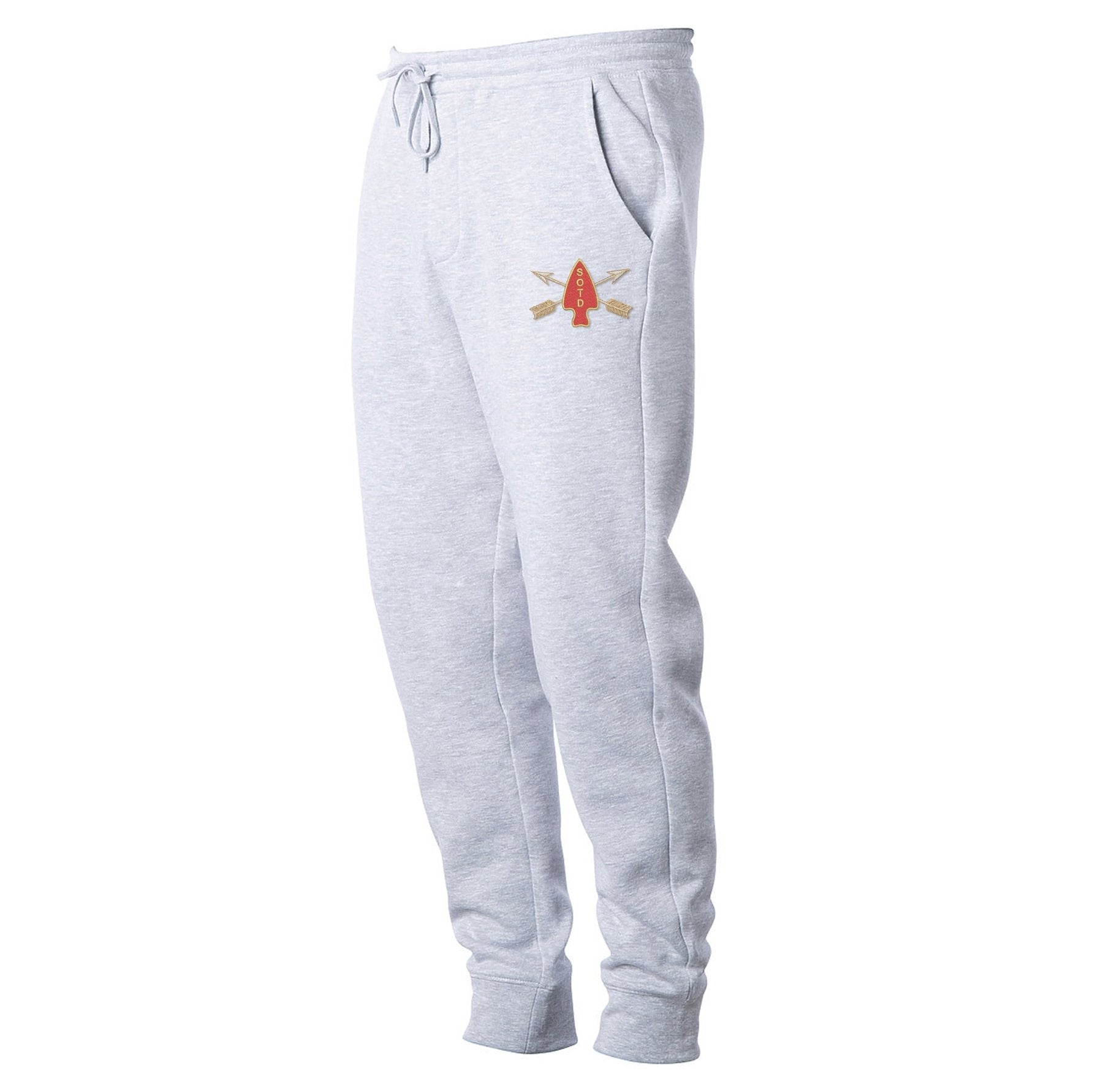 SOTD Logo Arrow Embroidered Sweat Pants - Small - Private Sweatpants