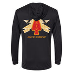 SOTD Wings MFF Crew Performance Hooded Long Sleeve - Small - Private Performance Wear