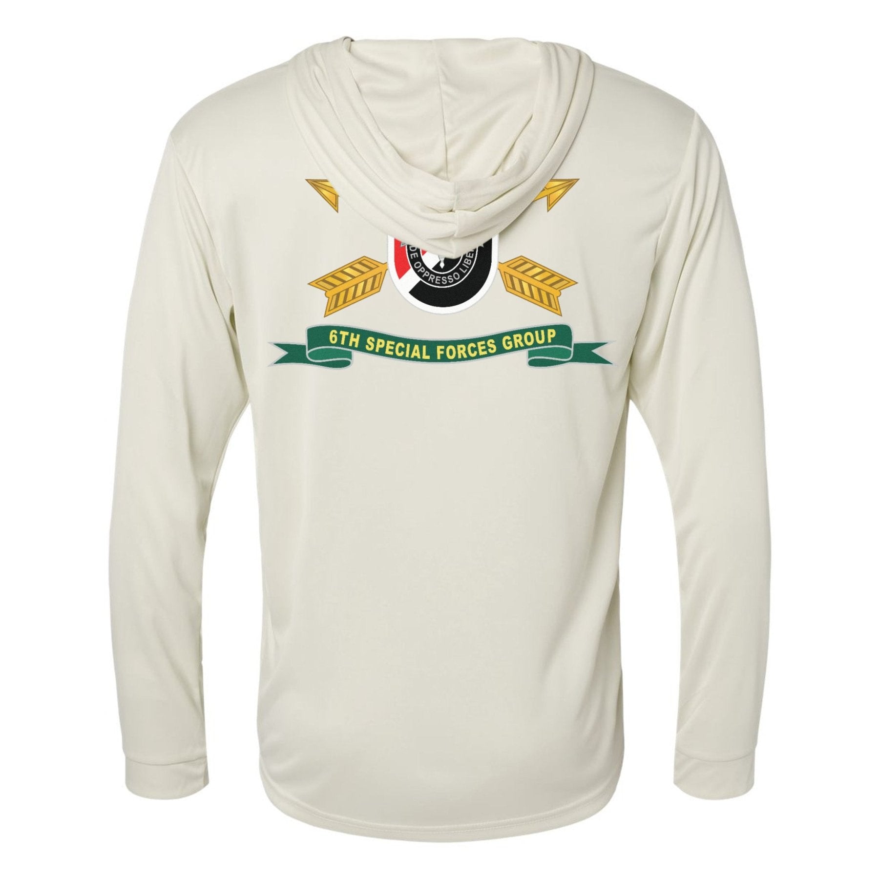 SOTF 61 - 6th SFG Performance Hooded Long Sleeve - Small - Private Performance Wear