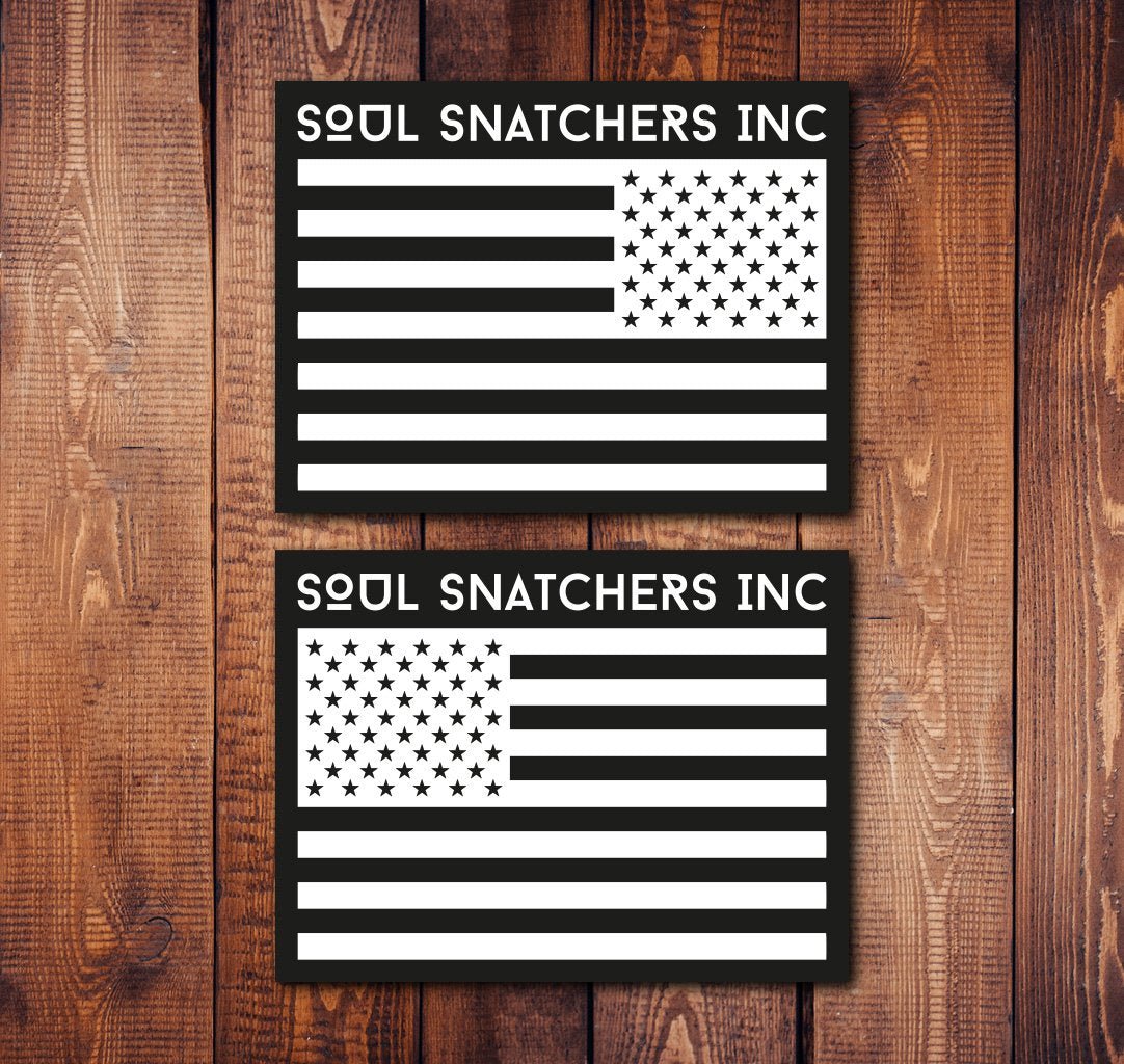 Soul Snatchers Flag Set - 3.6" x 2.7" - Sticker