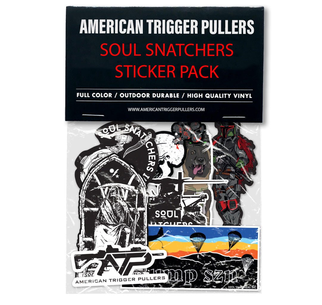 Soul Snatchers Inc Sticker Pack – American Trigger Pullers