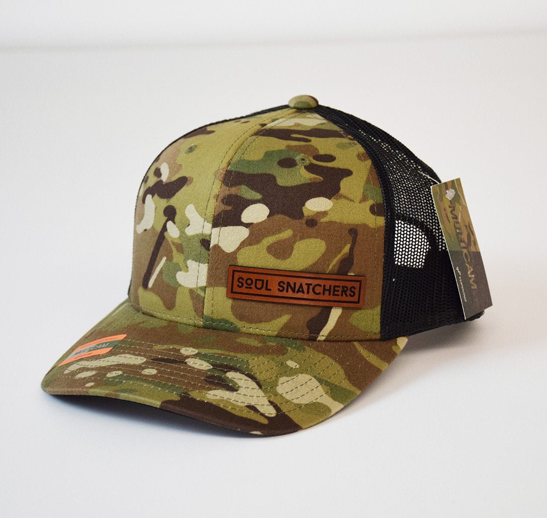 Soul Snatchers Leather Snap - Back - Multicam/Black Mesh - Headwear