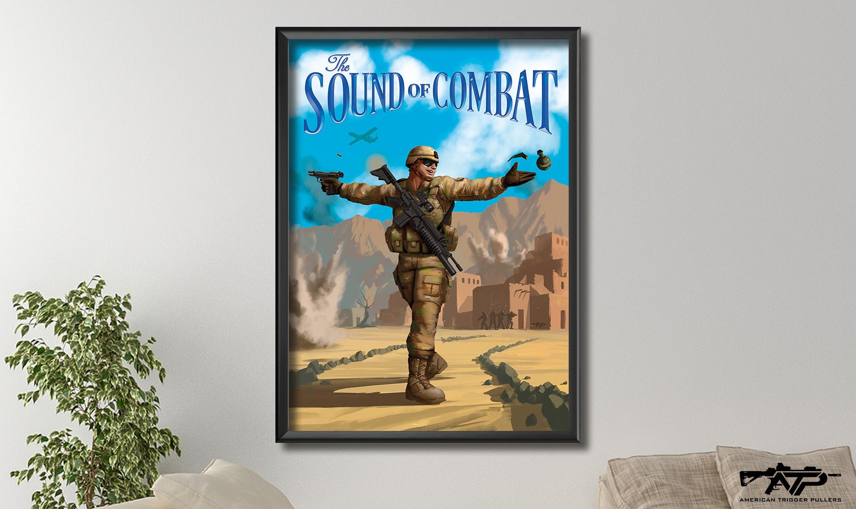 Sound Of Combat Canvas - 20" x 28" Canvas - Print