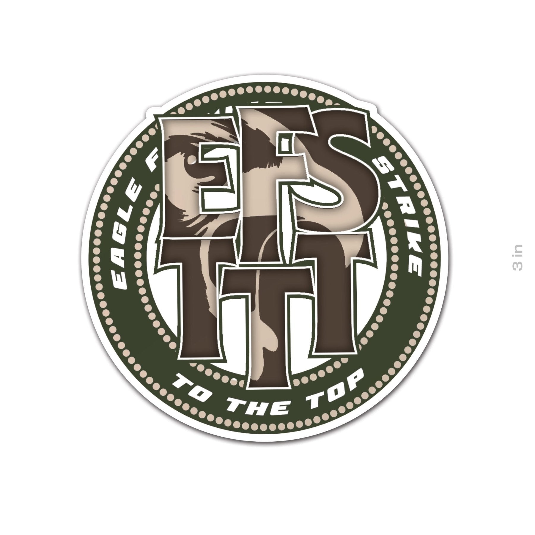 Southern Miss ROTC - EFS Sticker - 3" - Private Sticker