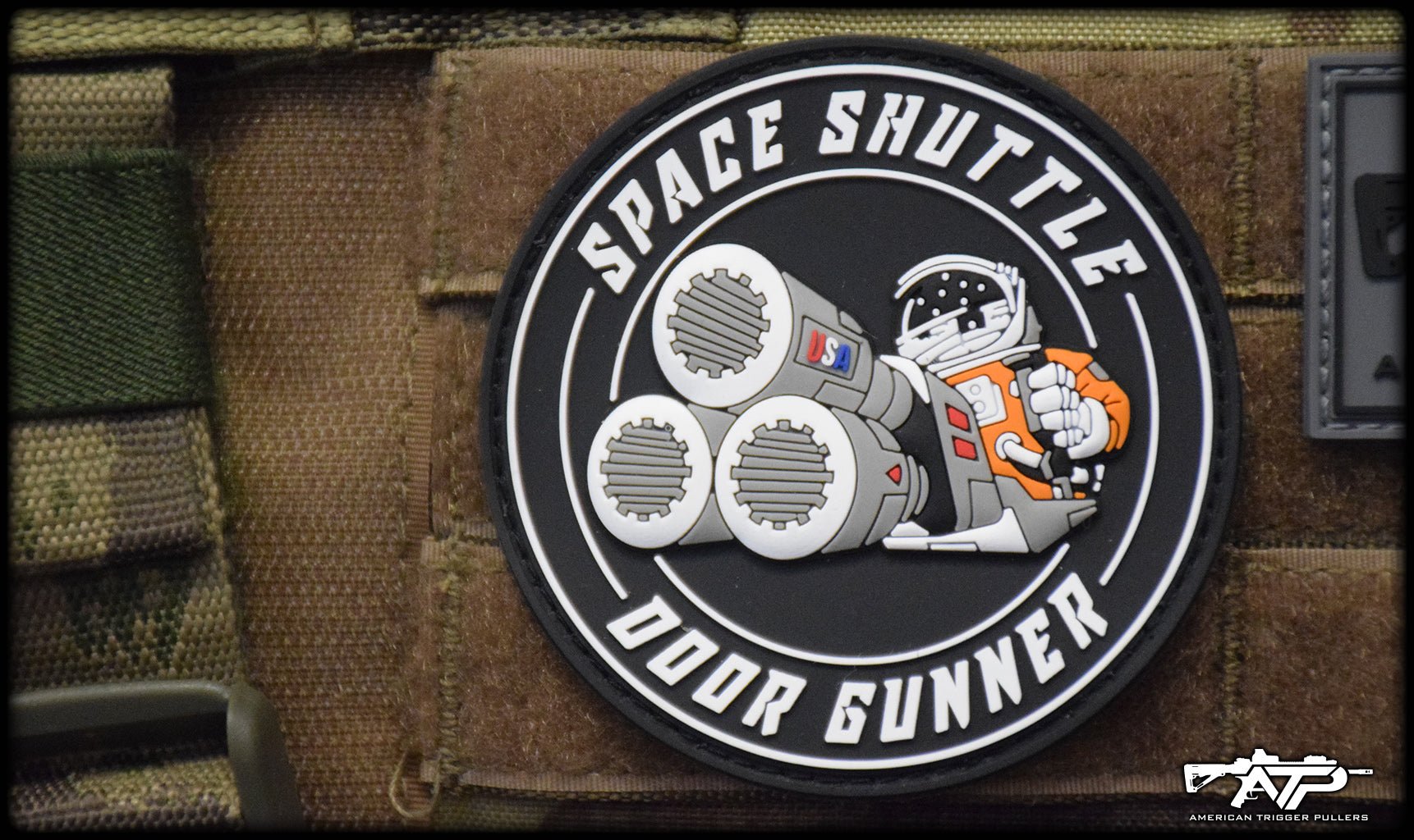 Space Gunner PVC Patch - Patches