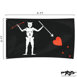 Spooky Blackbeard Flag - 3' x 5' - Flag