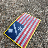 SSB Flag Patch - Honeycomb Reflective - 3" x 2" - Patch