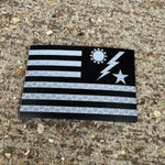 SSB Flag Patch - Honeycomb Reflective - 3" x 2" - Patch