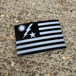 SSB Flag Patch - Honeycomb Reflective - 3" x 2" - Patch