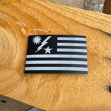 SSB Flag Patch - Honeycomb Reflective - 3" x 2" - Patch