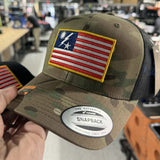 SSB Flag Patch Snapback - Heather Grey/Black Mesh - Headwear