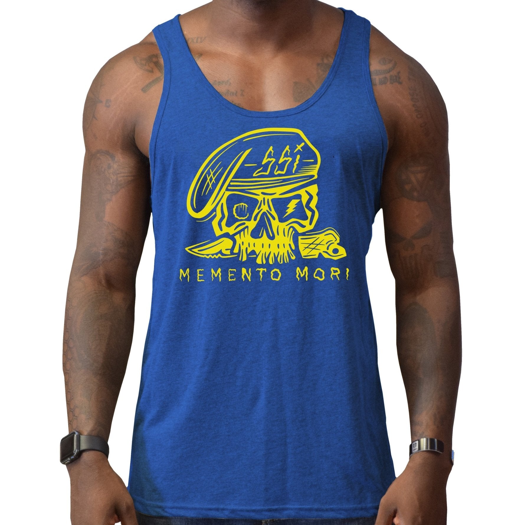 SSI Skull Beret Memento Mori Men's Tank - Small - Tank