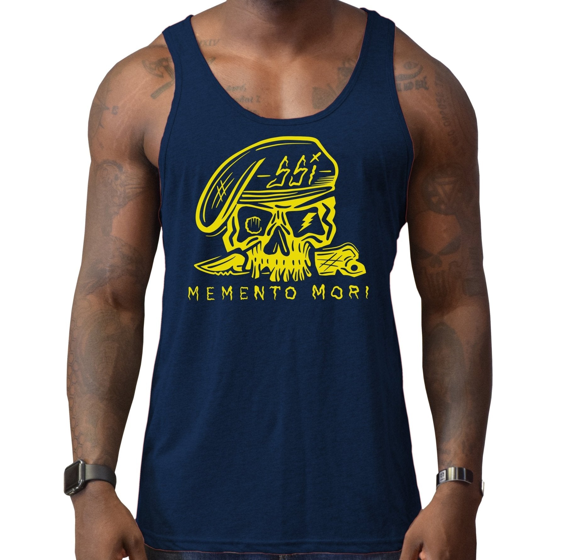 SSI Skull Beret Memento Mori Men's Tank - Small - Tank