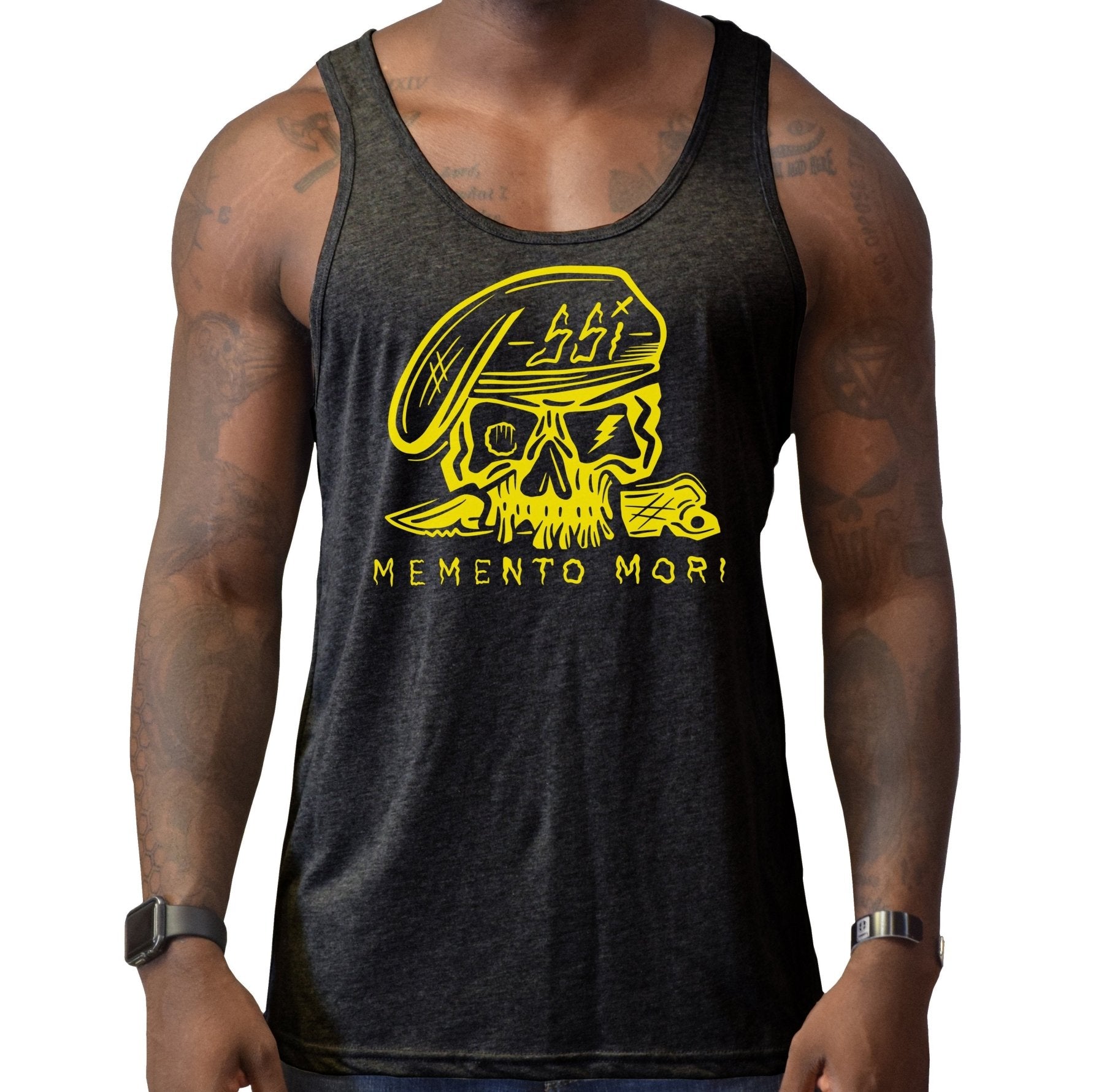 SSI Skull Beret Memento Mori Men's Tank - Small - Tank