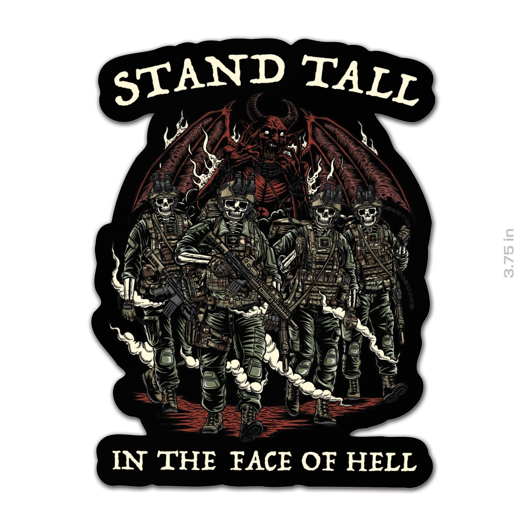 Stand Tall Sticker - 3.75" - Sticker