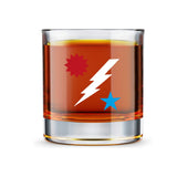 Star Bold Sun Whiskey Glass Set - 16oz - Glassware