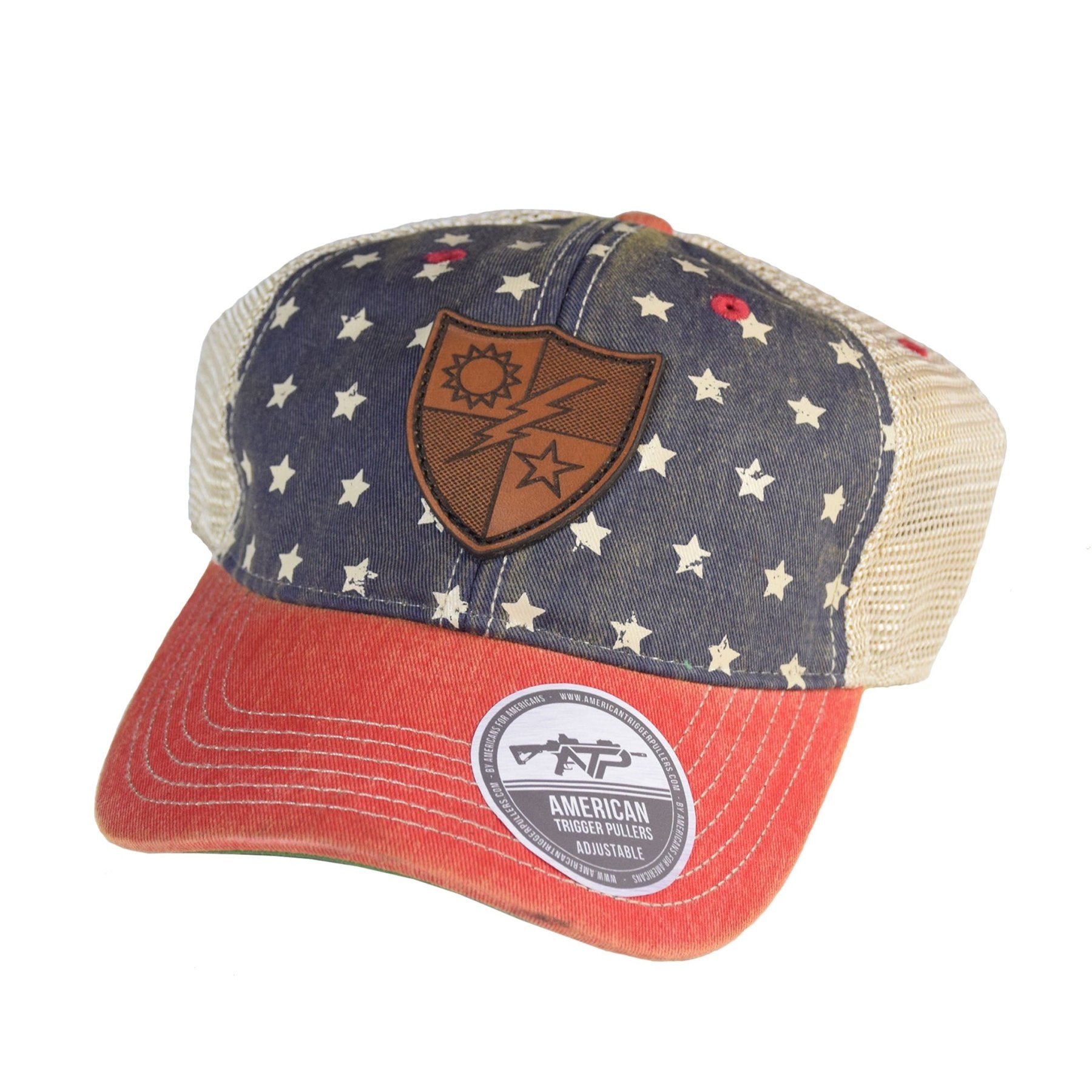 Star Spangled DUI Leather Patch Hat - OSFA - Headwear