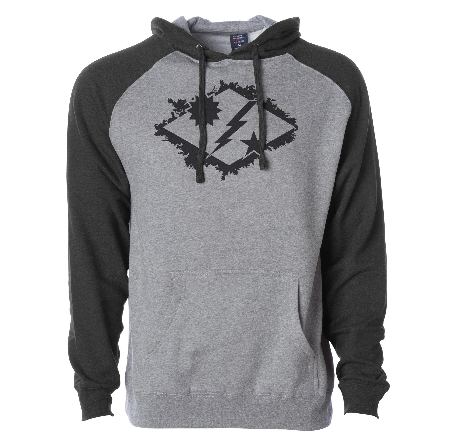 Star Sun Bolt Diamond Hoodie - Small - Hoodie