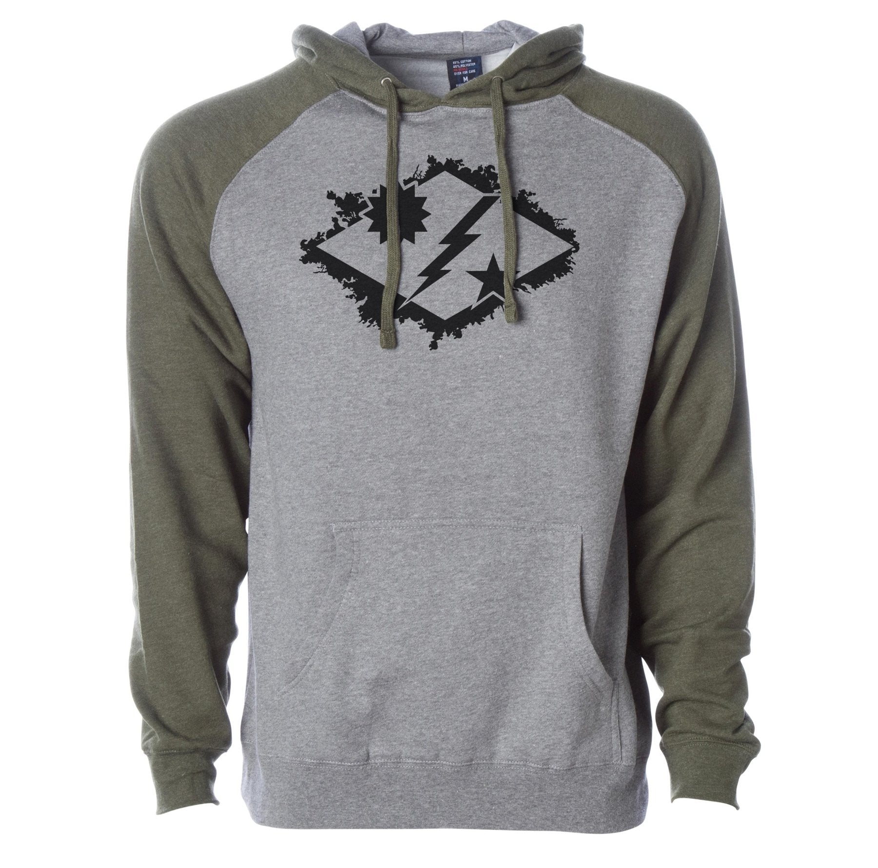 Star Sun Bolt Diamond Hoodie - Small - Hoodie