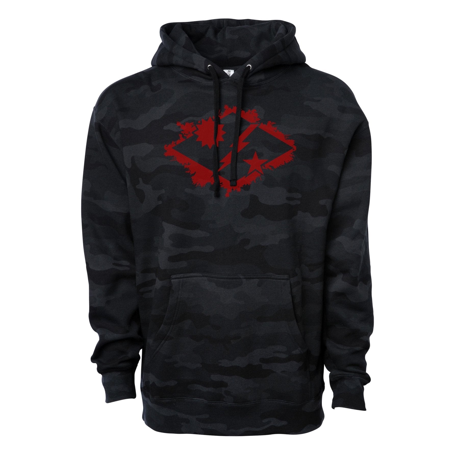 Star Sun Bolt Diamond Hoodie - Small - Hoodie