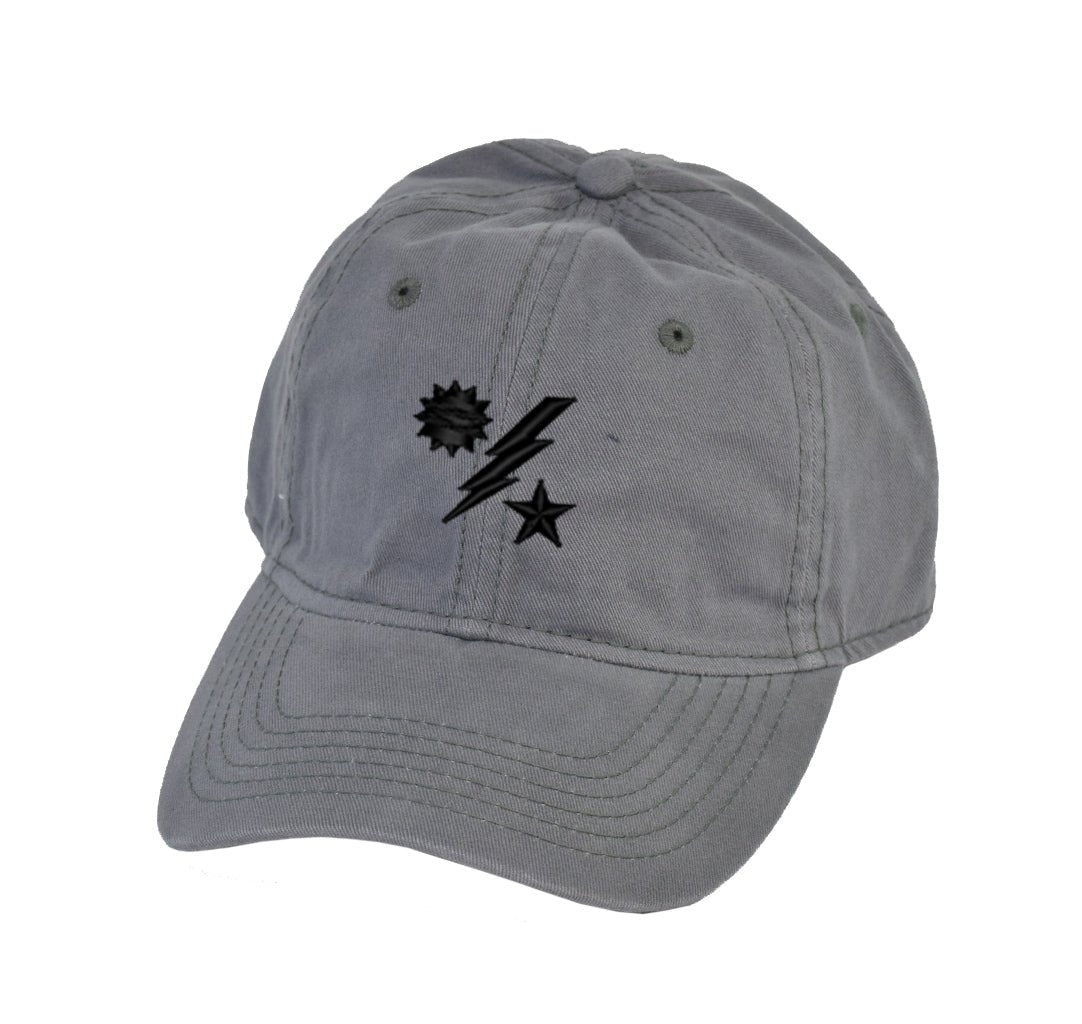 Star Sun Bolt Icon Dad Hat - OSFA - Headwear