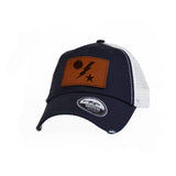 Star Sun & Bolt Leather Dad Cap - Hook and Loop - Headwear